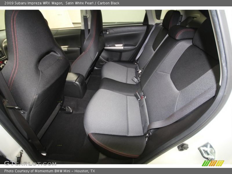 Satin White Pearl / Carbon Black 2009 Subaru Impreza WRX Wagon