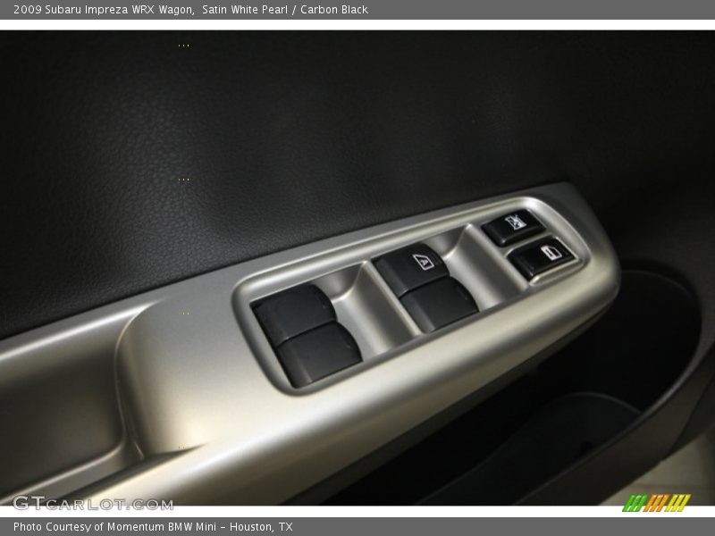 Satin White Pearl / Carbon Black 2009 Subaru Impreza WRX Wagon