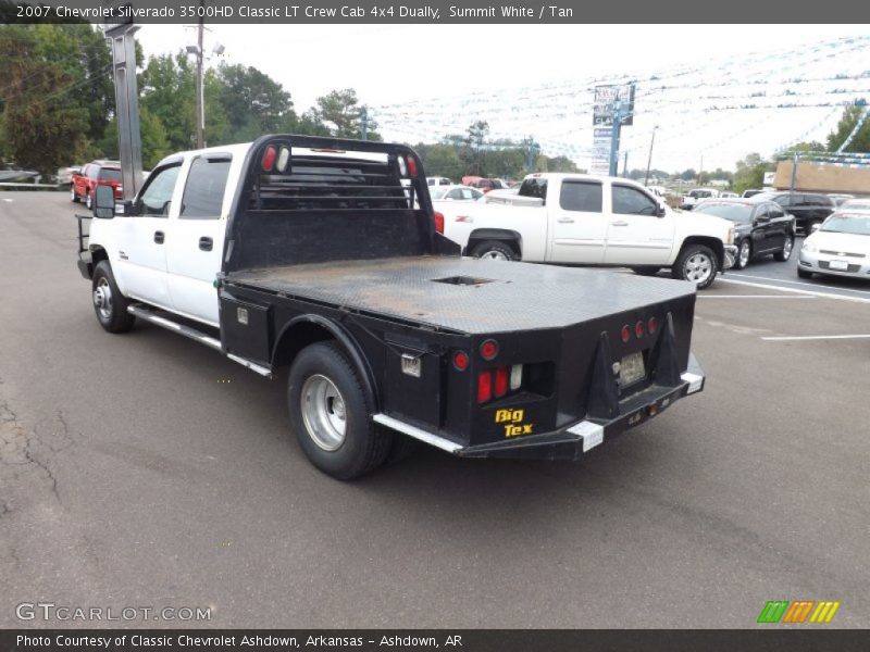 Summit White / Tan 2007 Chevrolet Silverado 3500HD Classic LT Crew Cab 4x4 Dually