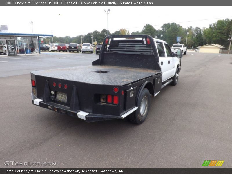Summit White / Tan 2007 Chevrolet Silverado 3500HD Classic LT Crew Cab 4x4 Dually