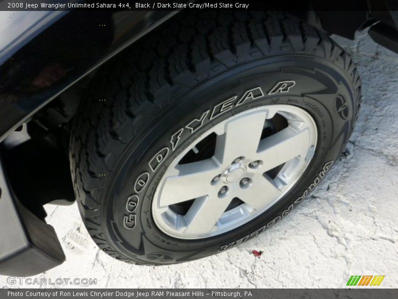 Black / Dark Slate Gray/Med Slate Gray 2008 Jeep Wrangler Unlimited Sahara 4x4