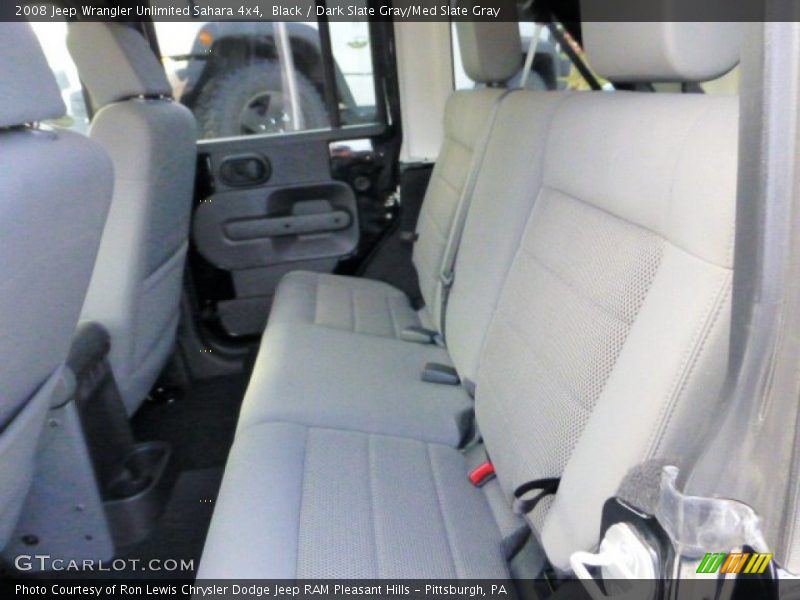 Black / Dark Slate Gray/Med Slate Gray 2008 Jeep Wrangler Unlimited Sahara 4x4