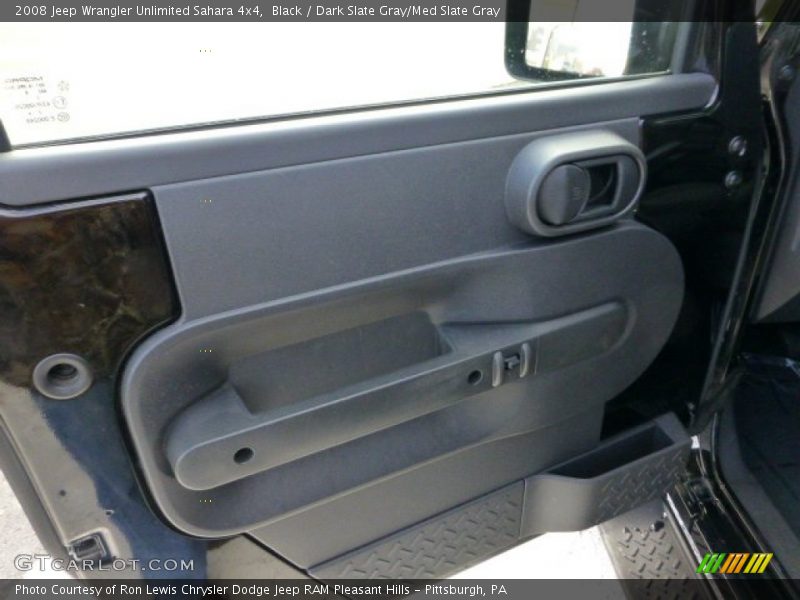 Black / Dark Slate Gray/Med Slate Gray 2008 Jeep Wrangler Unlimited Sahara 4x4