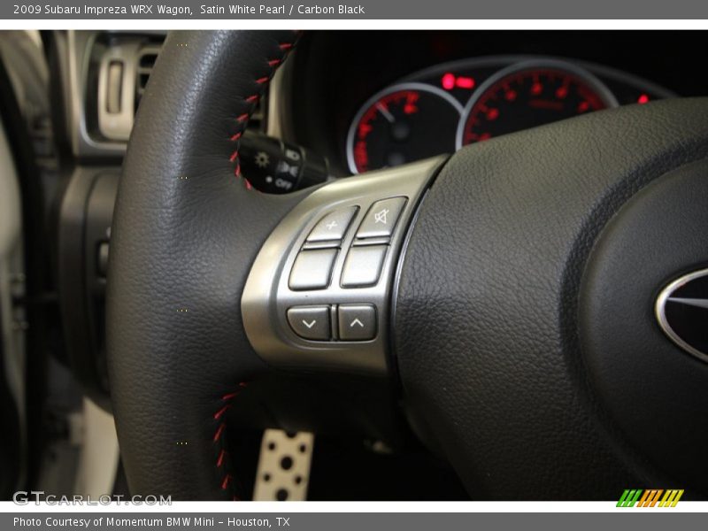Satin White Pearl / Carbon Black 2009 Subaru Impreza WRX Wagon