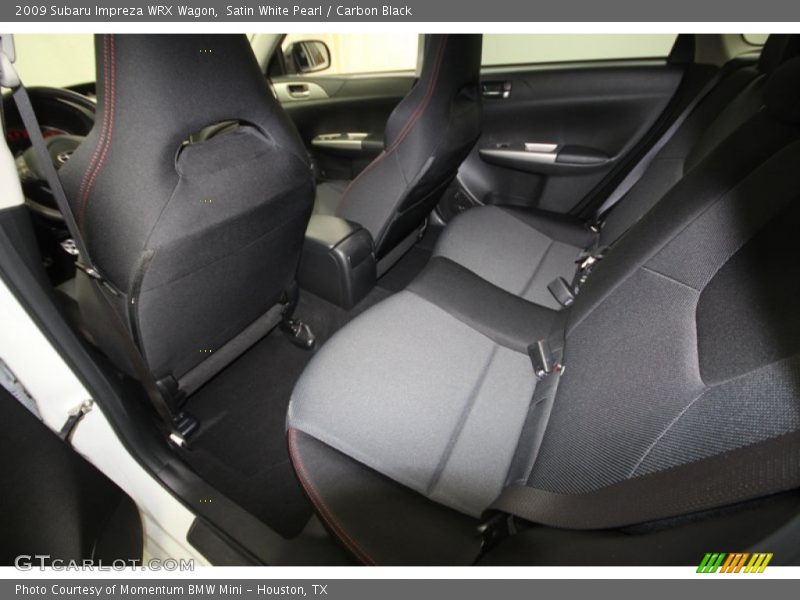 Satin White Pearl / Carbon Black 2009 Subaru Impreza WRX Wagon
