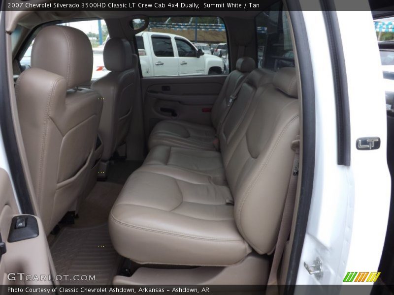 Summit White / Tan 2007 Chevrolet Silverado 3500HD Classic LT Crew Cab 4x4 Dually