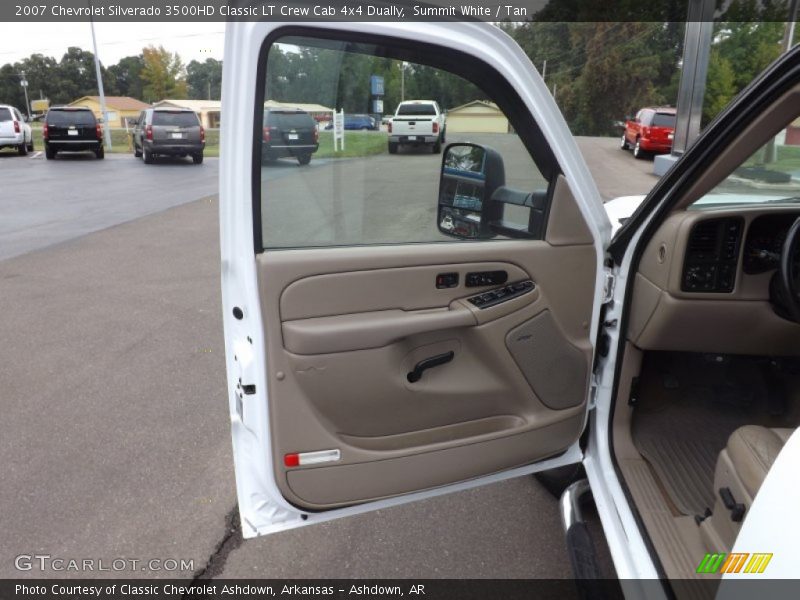 Summit White / Tan 2007 Chevrolet Silverado 3500HD Classic LT Crew Cab 4x4 Dually