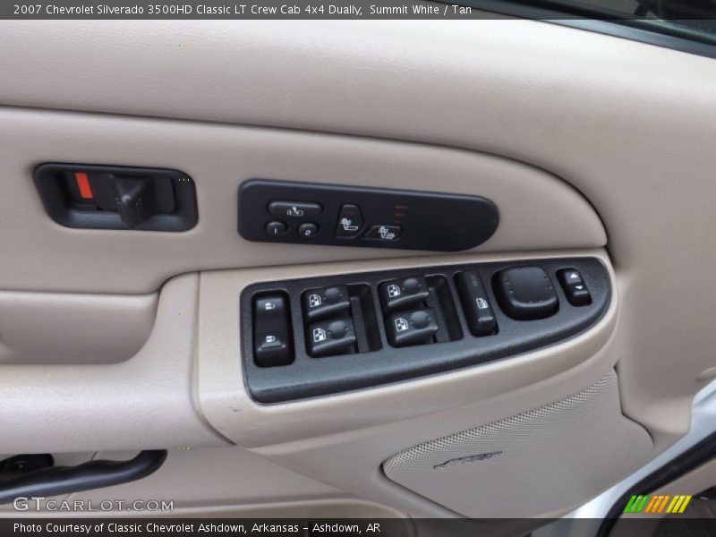 Summit White / Tan 2007 Chevrolet Silverado 3500HD Classic LT Crew Cab 4x4 Dually