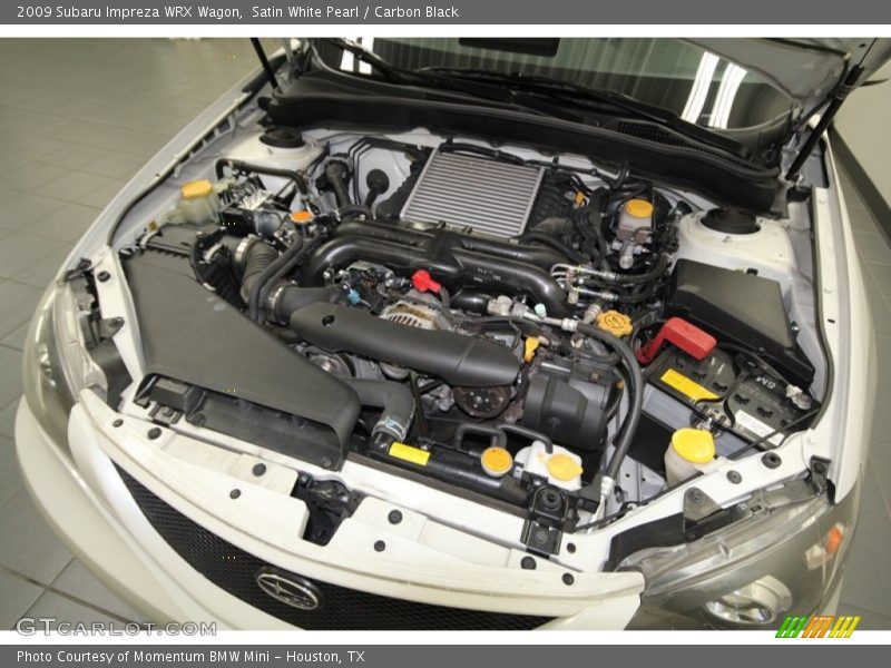 Satin White Pearl / Carbon Black 2009 Subaru Impreza WRX Wagon