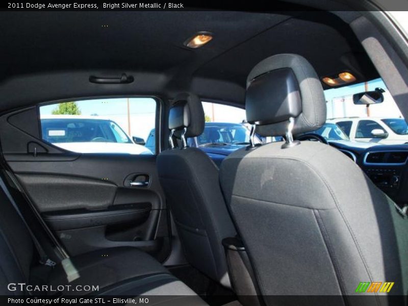 Bright Silver Metallic / Black 2011 Dodge Avenger Express