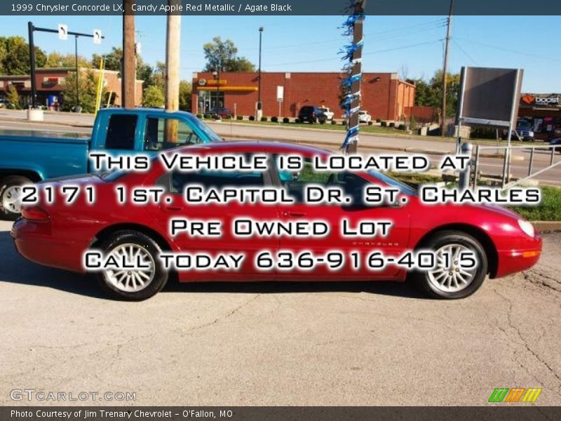 Candy Apple Red Metallic / Agate Black 1999 Chrysler Concorde LX