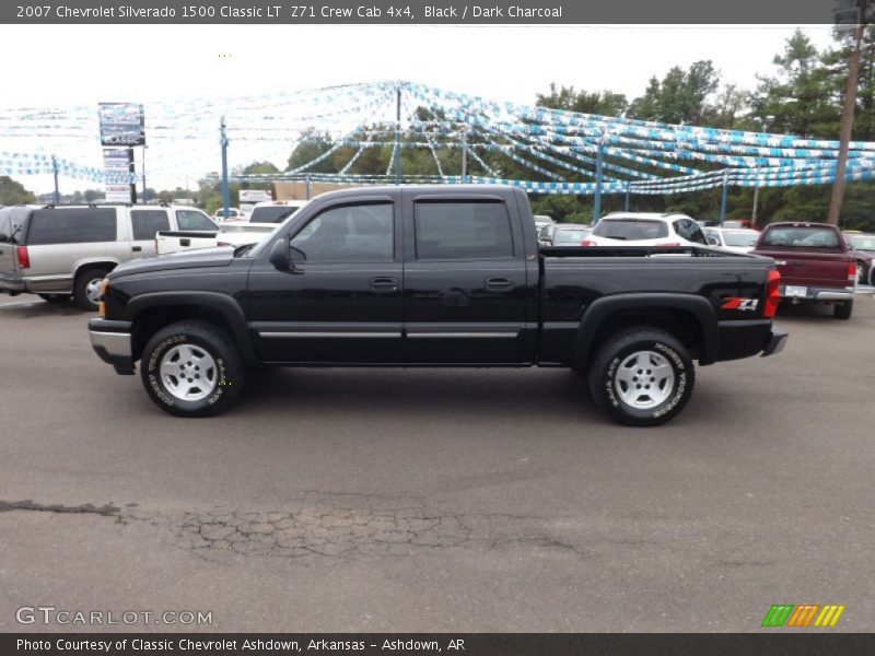 Black / Dark Charcoal 2007 Chevrolet Silverado 1500 Classic LT  Z71 Crew Cab 4x4