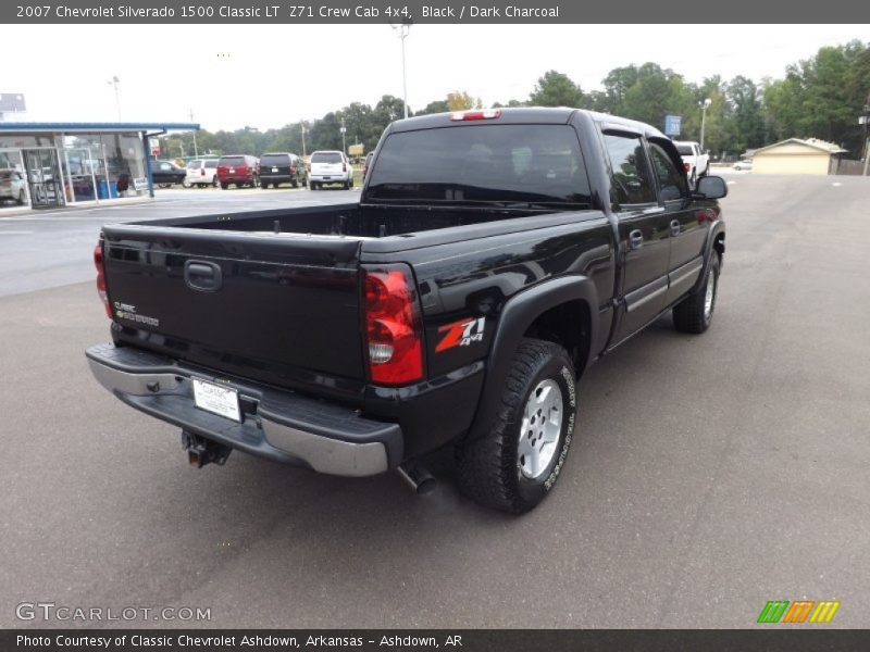 Black / Dark Charcoal 2007 Chevrolet Silverado 1500 Classic LT  Z71 Crew Cab 4x4