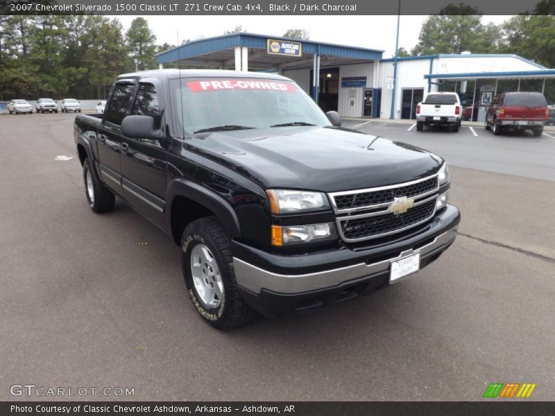 Black / Dark Charcoal 2007 Chevrolet Silverado 1500 Classic LT  Z71 Crew Cab 4x4
