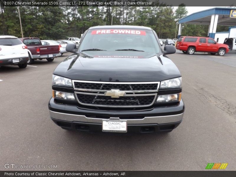 Black / Dark Charcoal 2007 Chevrolet Silverado 1500 Classic LT  Z71 Crew Cab 4x4