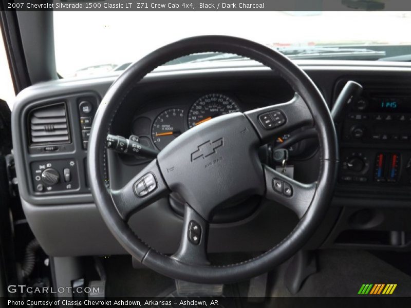 Black / Dark Charcoal 2007 Chevrolet Silverado 1500 Classic LT  Z71 Crew Cab 4x4