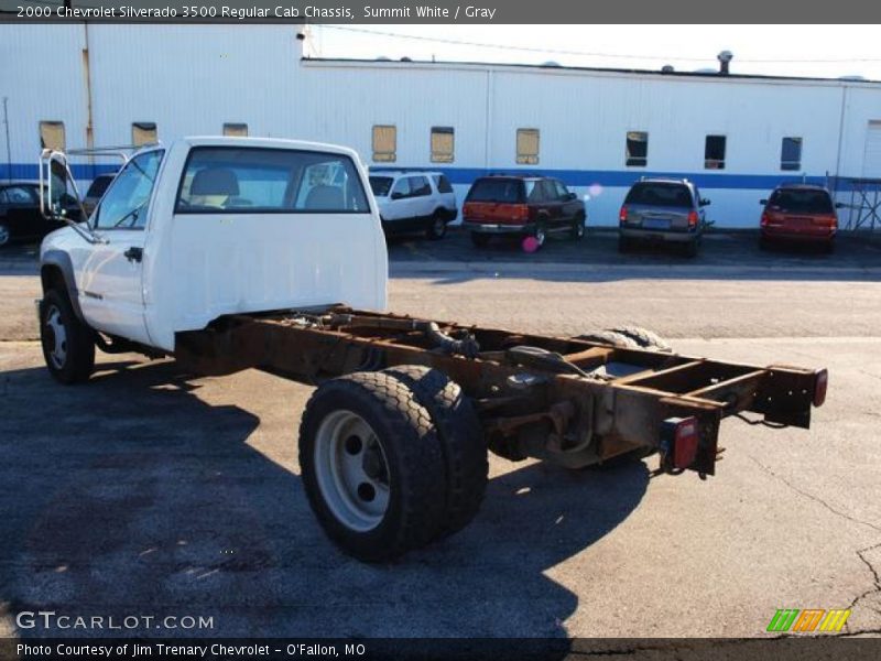 Summit White / Gray 2000 Chevrolet Silverado 3500 Regular Cab Chassis