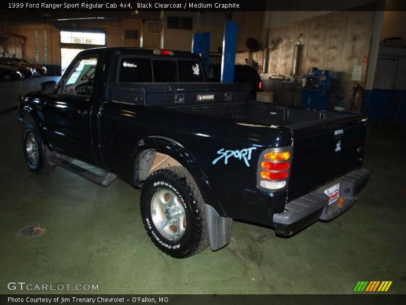 Black Clearcoat / Medium Graphite 1999 Ford Ranger Sport Regular Cab 4x4