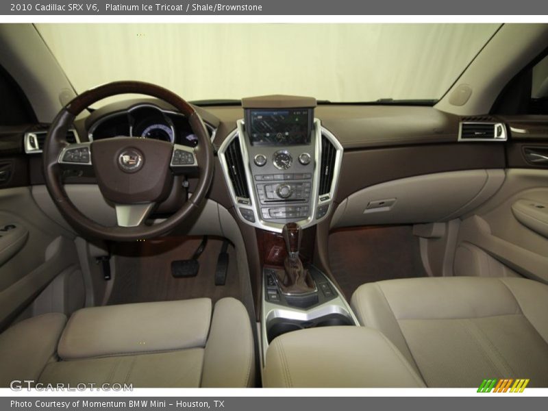 Platinum Ice Tricoat / Shale/Brownstone 2010 Cadillac SRX V6