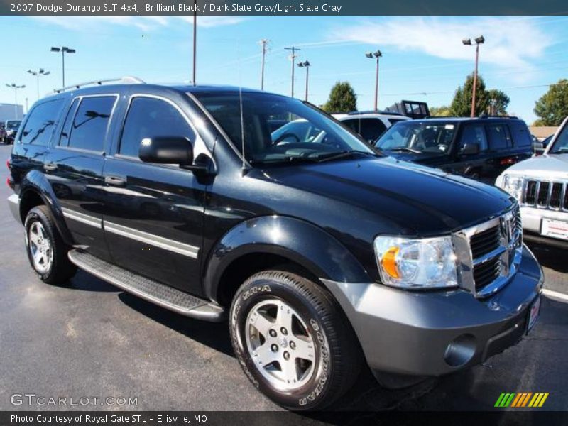 Brilliant Black / Dark Slate Gray/Light Slate Gray 2007 Dodge Durango SLT 4x4