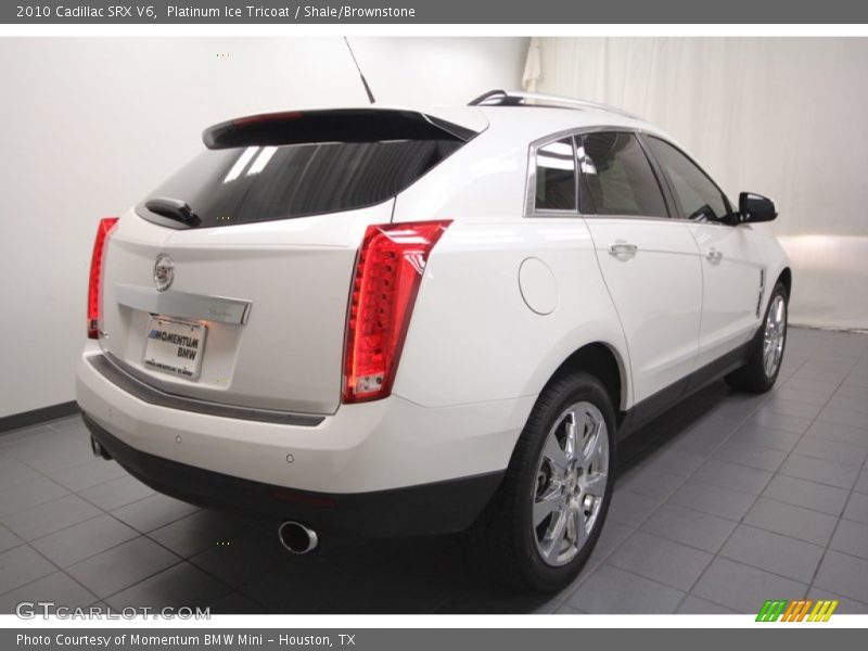 Platinum Ice Tricoat / Shale/Brownstone 2010 Cadillac SRX V6