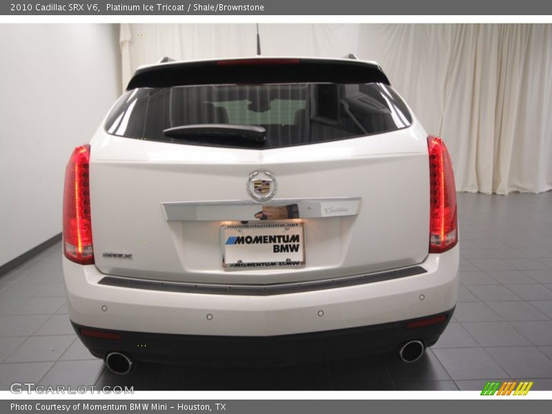 Platinum Ice Tricoat / Shale/Brownstone 2010 Cadillac SRX V6