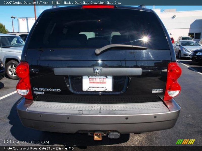 Brilliant Black / Dark Slate Gray/Light Slate Gray 2007 Dodge Durango SLT 4x4