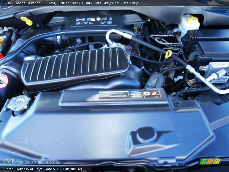 Brilliant Black / Dark Slate Gray/Light Slate Gray 2007 Dodge Durango SLT 4x4