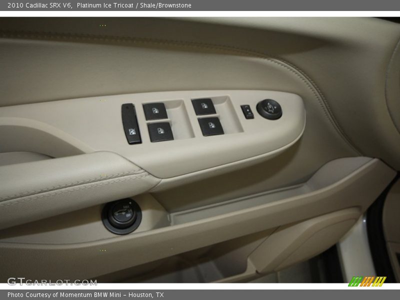 Platinum Ice Tricoat / Shale/Brownstone 2010 Cadillac SRX V6