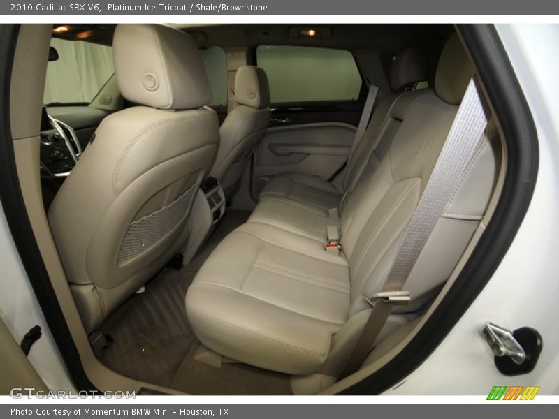 Platinum Ice Tricoat / Shale/Brownstone 2010 Cadillac SRX V6