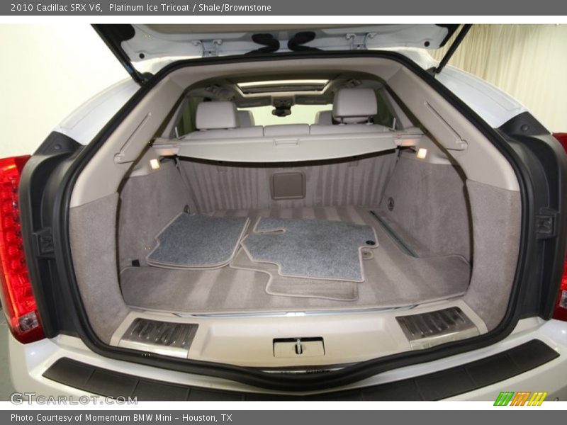 Platinum Ice Tricoat / Shale/Brownstone 2010 Cadillac SRX V6