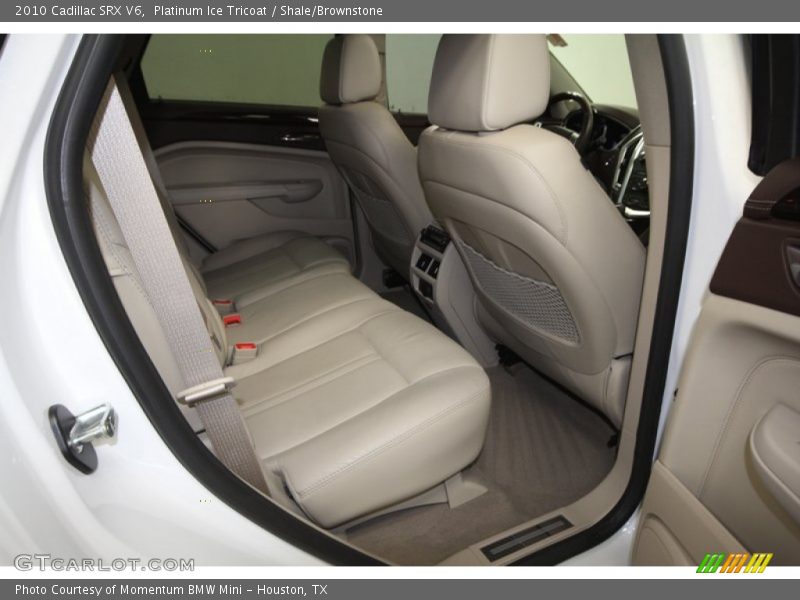 Platinum Ice Tricoat / Shale/Brownstone 2010 Cadillac SRX V6