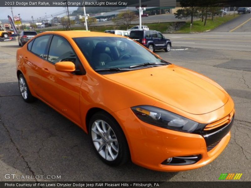 Front 3/4 View of 2013 Dart Rallye