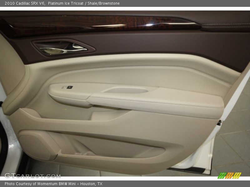 Platinum Ice Tricoat / Shale/Brownstone 2010 Cadillac SRX V6