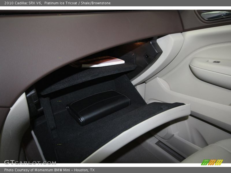 Platinum Ice Tricoat / Shale/Brownstone 2010 Cadillac SRX V6