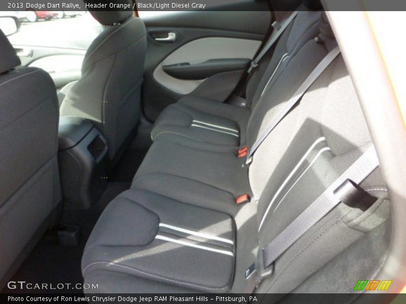 Rear Seat of 2013 Dart Rallye