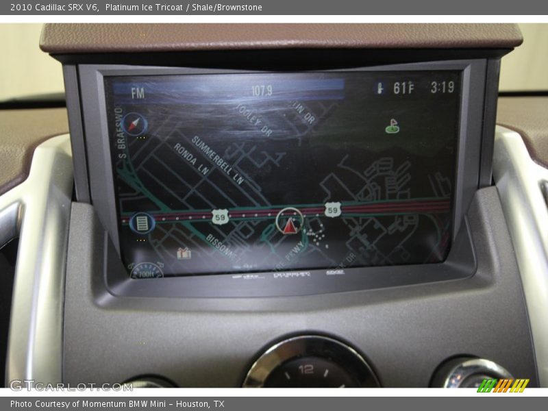 Platinum Ice Tricoat / Shale/Brownstone 2010 Cadillac SRX V6