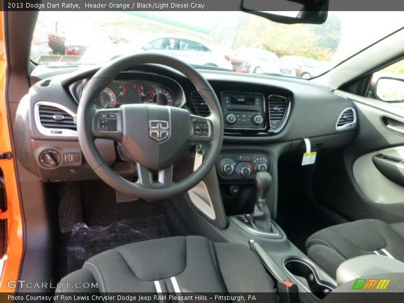 Dashboard of 2013 Dart Rallye
