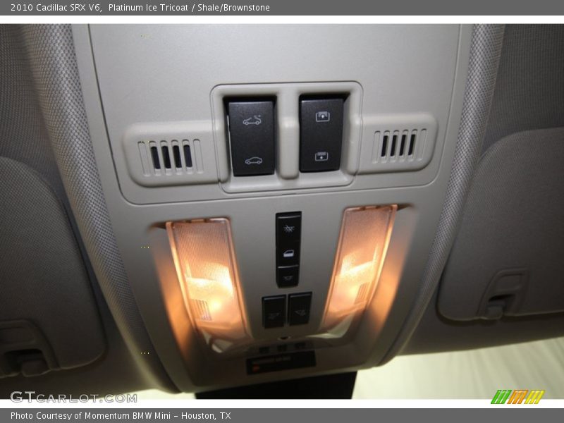 Platinum Ice Tricoat / Shale/Brownstone 2010 Cadillac SRX V6
