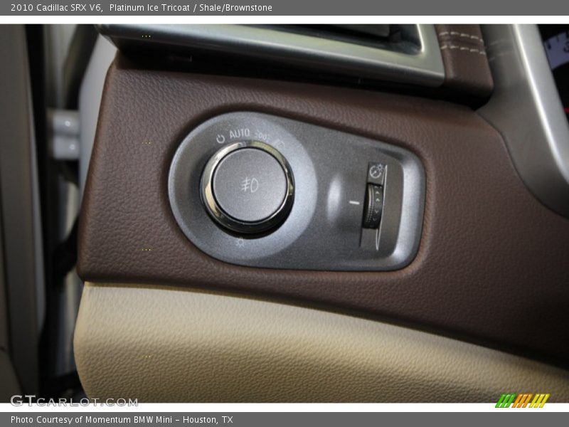 Platinum Ice Tricoat / Shale/Brownstone 2010 Cadillac SRX V6
