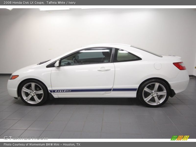 Taffeta White / Ivory 2008 Honda Civic LX Coupe