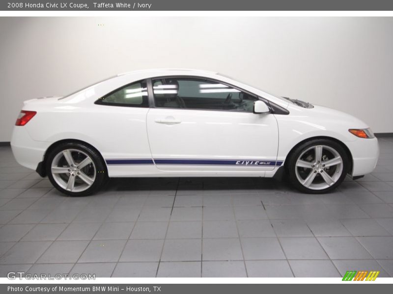 Taffeta White / Ivory 2008 Honda Civic LX Coupe