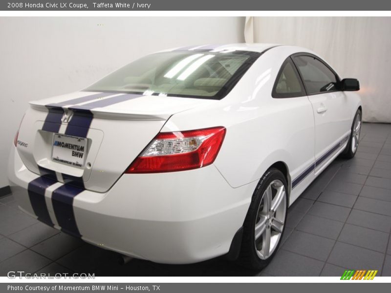 Taffeta White / Ivory 2008 Honda Civic LX Coupe