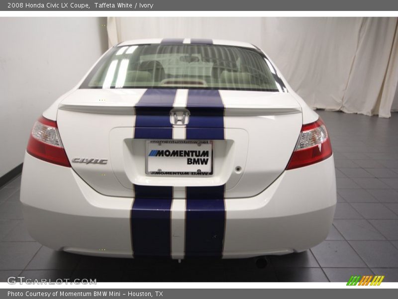 Taffeta White / Ivory 2008 Honda Civic LX Coupe