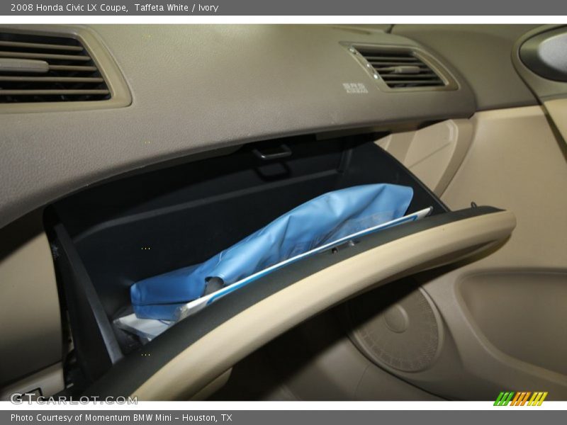 Taffeta White / Ivory 2008 Honda Civic LX Coupe