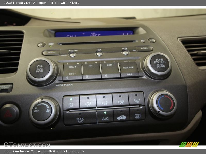 Taffeta White / Ivory 2008 Honda Civic LX Coupe