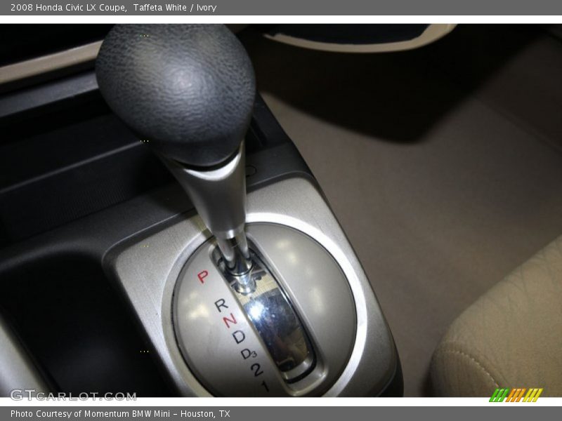 Taffeta White / Ivory 2008 Honda Civic LX Coupe