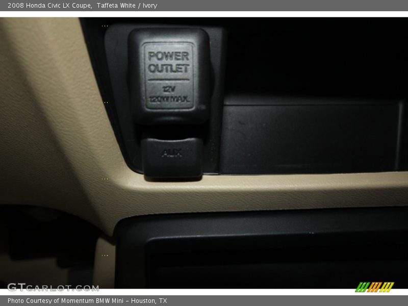 Taffeta White / Ivory 2008 Honda Civic LX Coupe