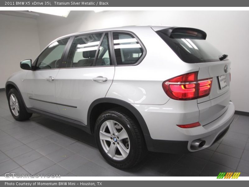 Titanium Silver Metallic / Black 2011 BMW X5 xDrive 35i