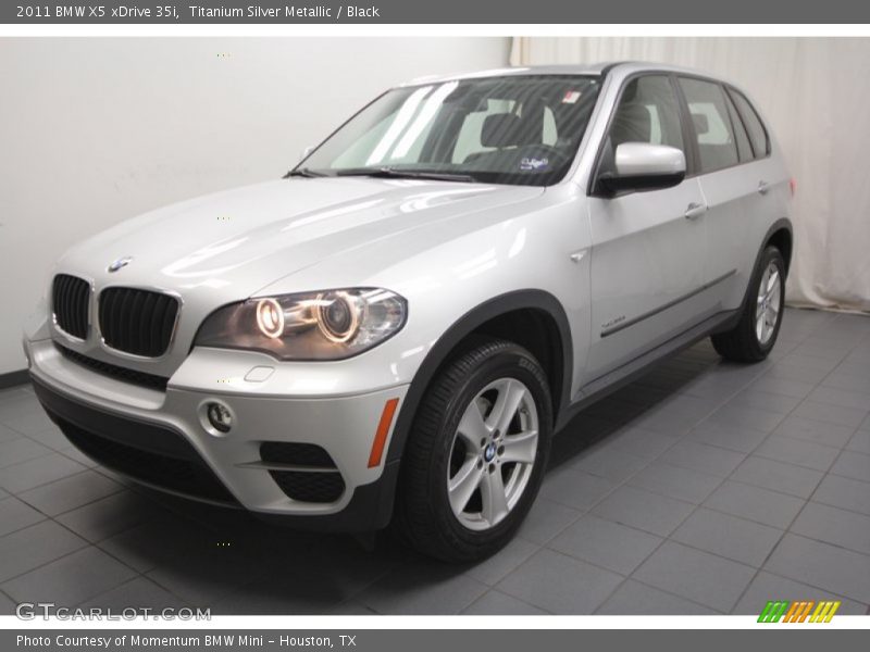 Titanium Silver Metallic / Black 2011 BMW X5 xDrive 35i